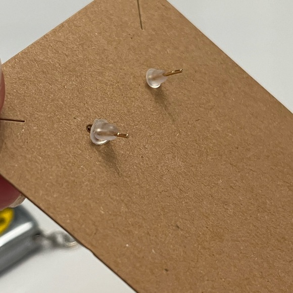 Nautical Hoop Earrings | Pierced | Gold | NWT - Picture 7 of 8